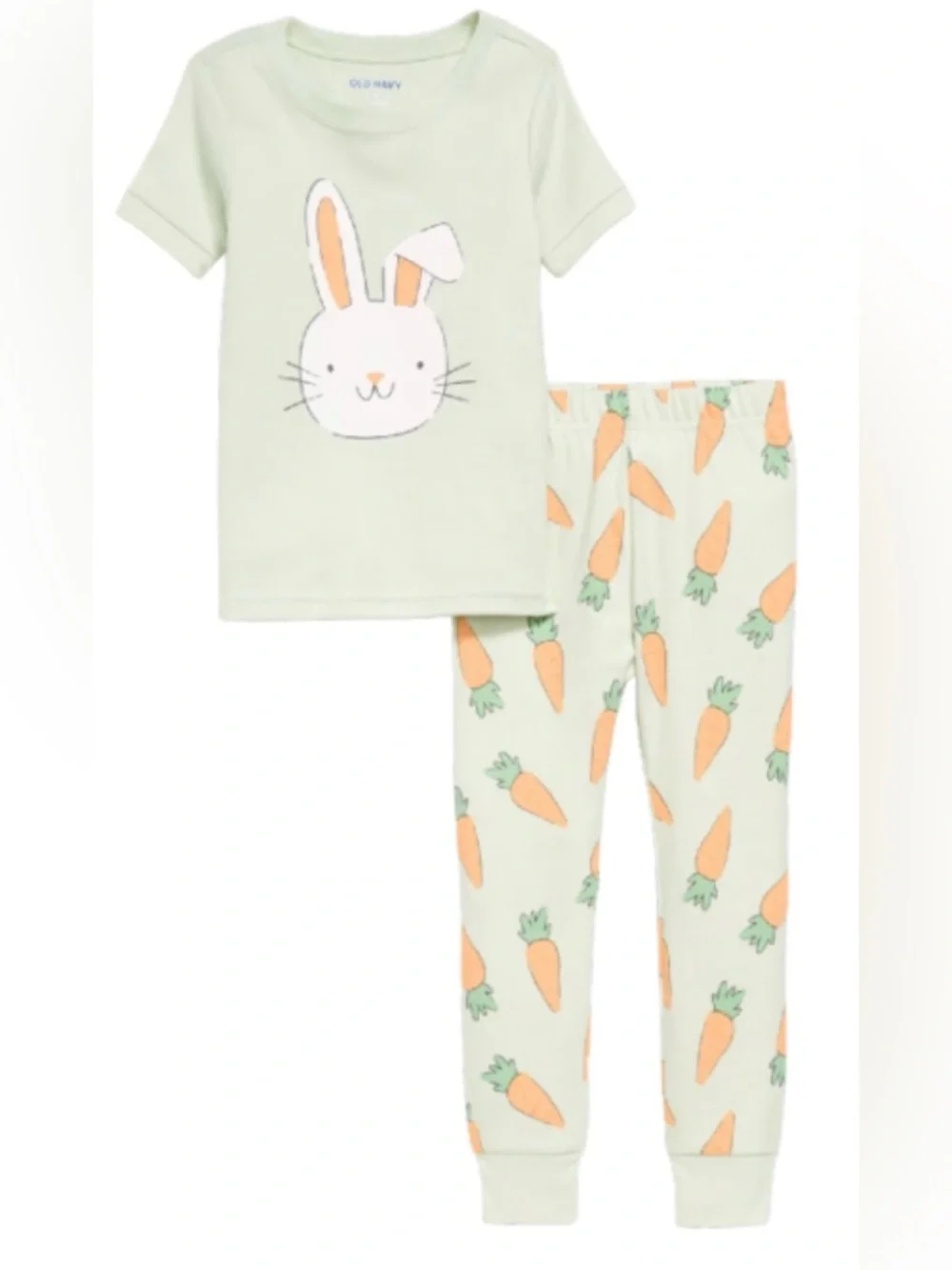 Old Navy Easter Bunny Carrot Pajama Set - Size 5T